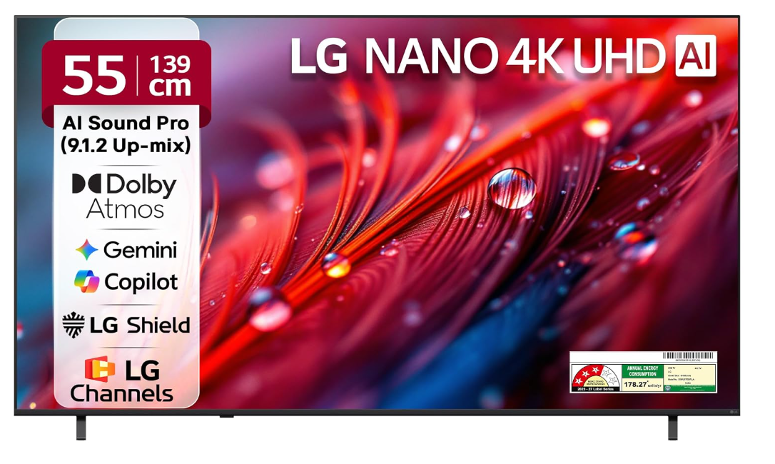 LG 55 4K Model No: 55NU870BPLA(2026)